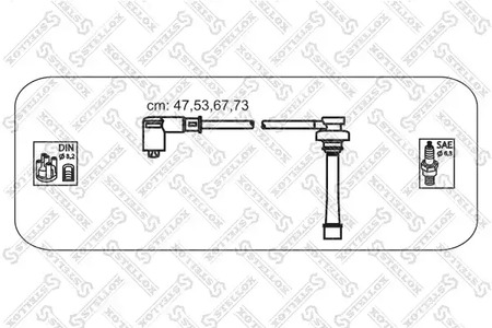 Комплект проводов STELLOX 10-38263-SX