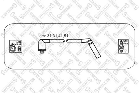 Комплект проводов STELLOX 10-38403-SX