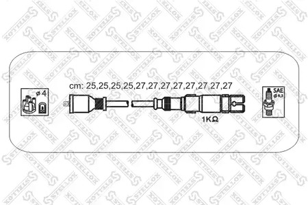 10-38436-SX STELLOX к-кт проводов