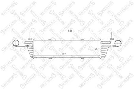 Интеркулер STELLOX 10-40045-SX