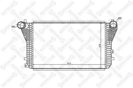 Интеркулер STELLOX 10-40221-SX