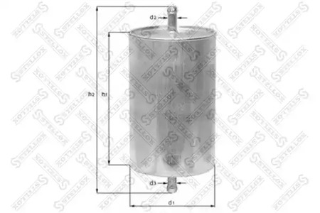 21-00014-SX STELLOX Фильтр топливный