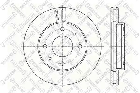 6020-3010V-SX STELLOX Тормозной диск