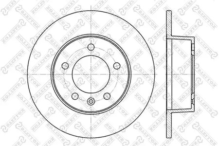 6020-3643-SX STELLOX Тормозные диски