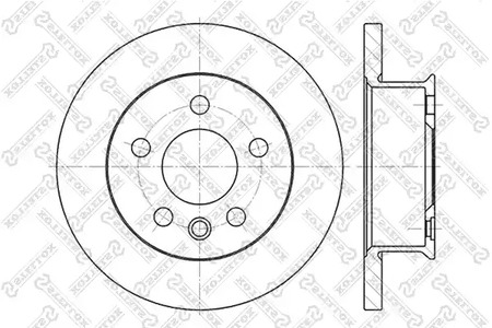 6020-4732-SX STELLOX Тормозной диск