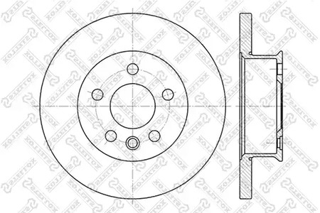 6020-4746-SX STELLOX Тормозной диск