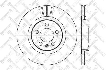 6020-4759V-SX STELLOX Тормозной диск