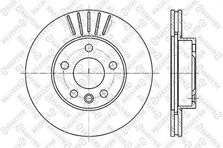 6020-4768V-SX STELLOX Тормозной диск