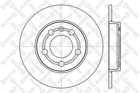 6020-4779-SX STELLOX Тормозной диск