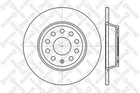 6020-4840-SX STELLOX тормозные диски