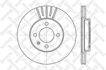 6020-9934V-SX STELLOX Тормозной диск