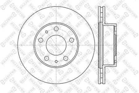 6020-9945V-SX STELLOX Тормозной диск