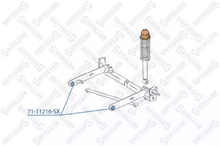 Фото 1 71-11216-SX STELLOX Подвеска, рычаг независимой подвески колеса