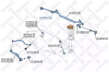 74-21801-SX STELLOX Втулка маятника