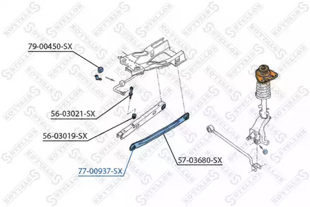 77-00937-SX STELLOX Сайлентблок