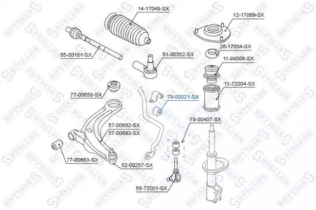Фото 1 79-00021-SX STELLOX Опора