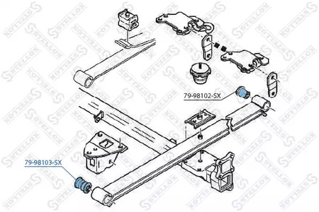 79-98103-SX STELLOX Сайлентблок