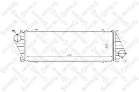 81-10855-SX STELLOX Интеркулер