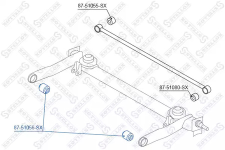 Сайлентблок STELLOX 87-51056-SX