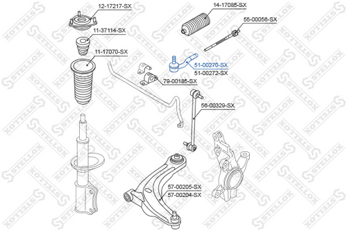 51-00270-SX STELLOX Запчасть