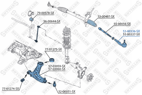 51-00336-SX STELLOX Запчасть