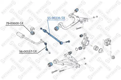 55-00336-SX STELLOX Рулевая тяга