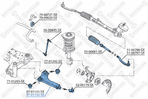 57-01132-SX STELLOX Запчасть