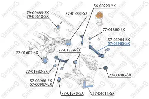 Рычаг подвески STELLOX 57-03985-SX