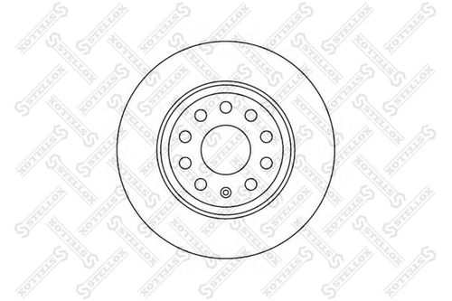 6020-47116-SX STELLOX диск тормозной задний