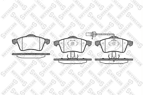 629 001-SX STELLOX 629 001-SX_колодки дисковые передние! диск 15'\ VW T4 &Syncro 90>