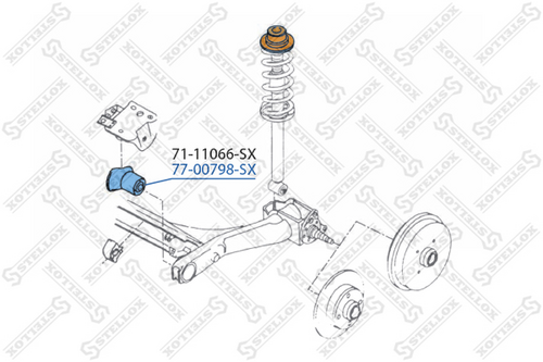 Сайлентблок STELLOX 77-00798-SX