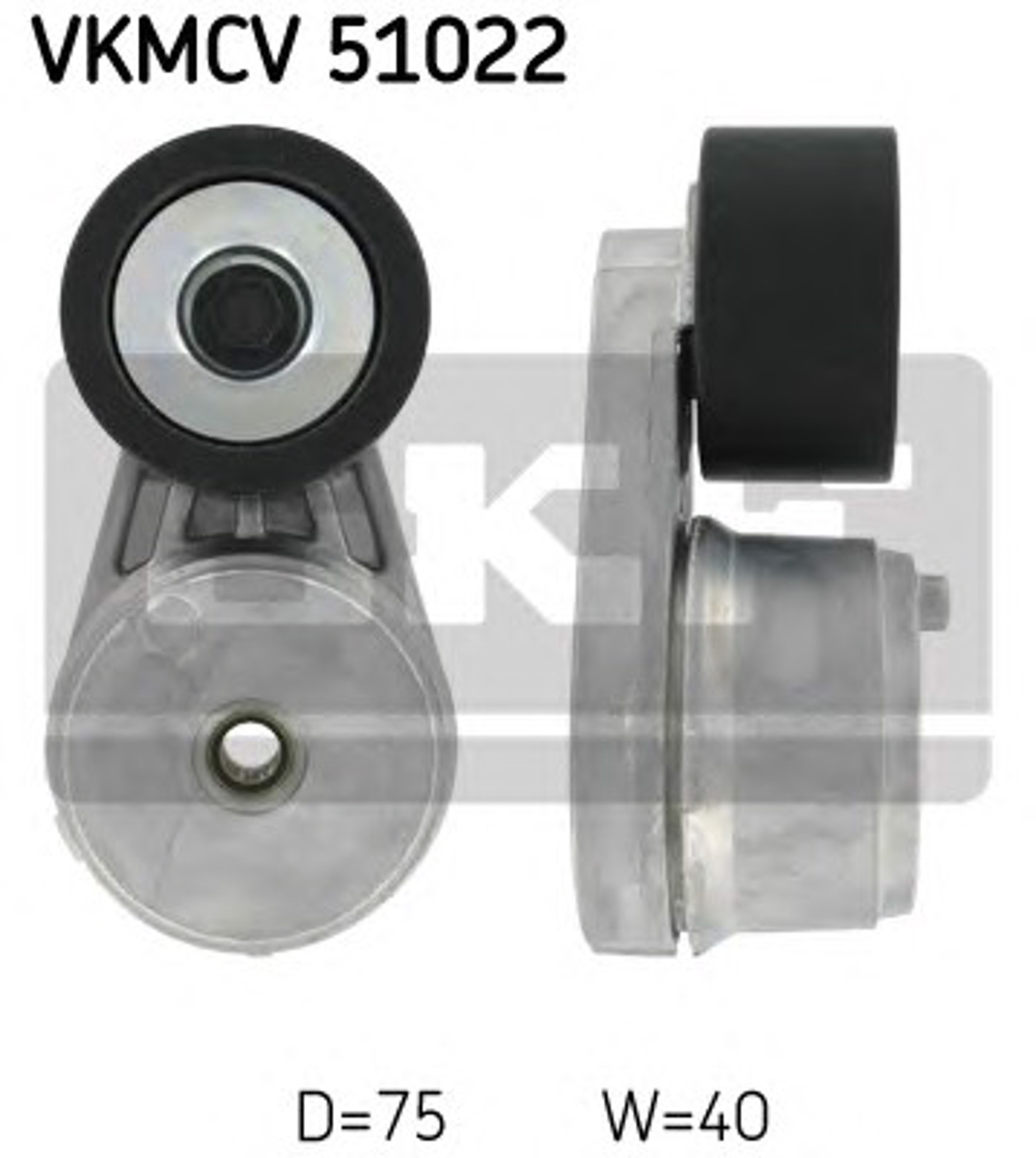 Ролик приводного ремня SKF VKMCV 51022