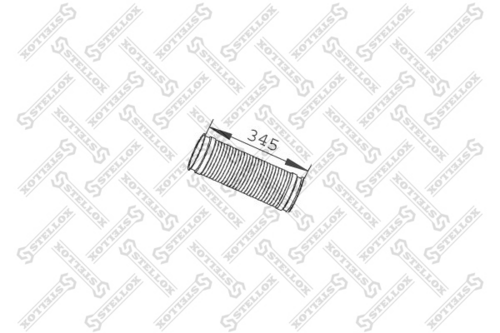 82-01668-sx сетка глушителя промежуточная d114.3mm STELLOX 82-01668-SX