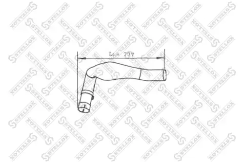 82-03796-sx труба глушителя 3-изг. STELLOX 82-03796-SX