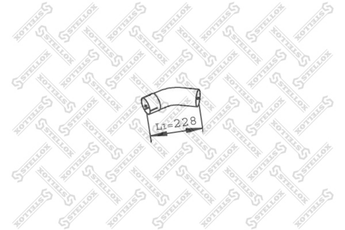 82-03807-sx труба глушителя выxлопная 1-изг STELLOX 82-03807-SX