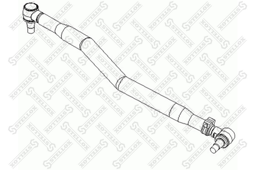 84-35091-sx тяга рулевая прод. l863 d52 1изг након.m20x1.5/m30x1.5 STELLOX 84-35091-SX
