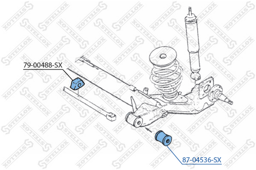 Сайлентблок зад. балки STELLOX 87-04536-SX