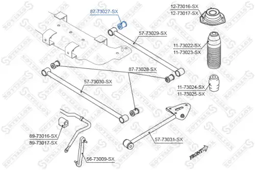 Сайлентблок рычага подвески STELLOX 87-73027-SX