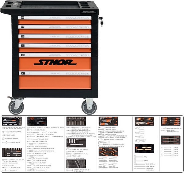 58550 STHOR Тележка для инструментов
