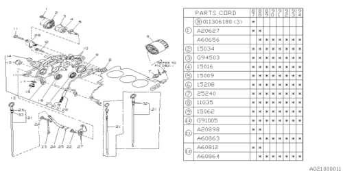 Датчик давления масла R1, R2, SAMBAR, STELLA SUBARU 25240KA100