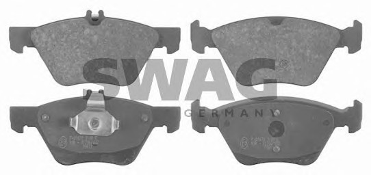 Колодки тормозные дисковые SWAG 10916028