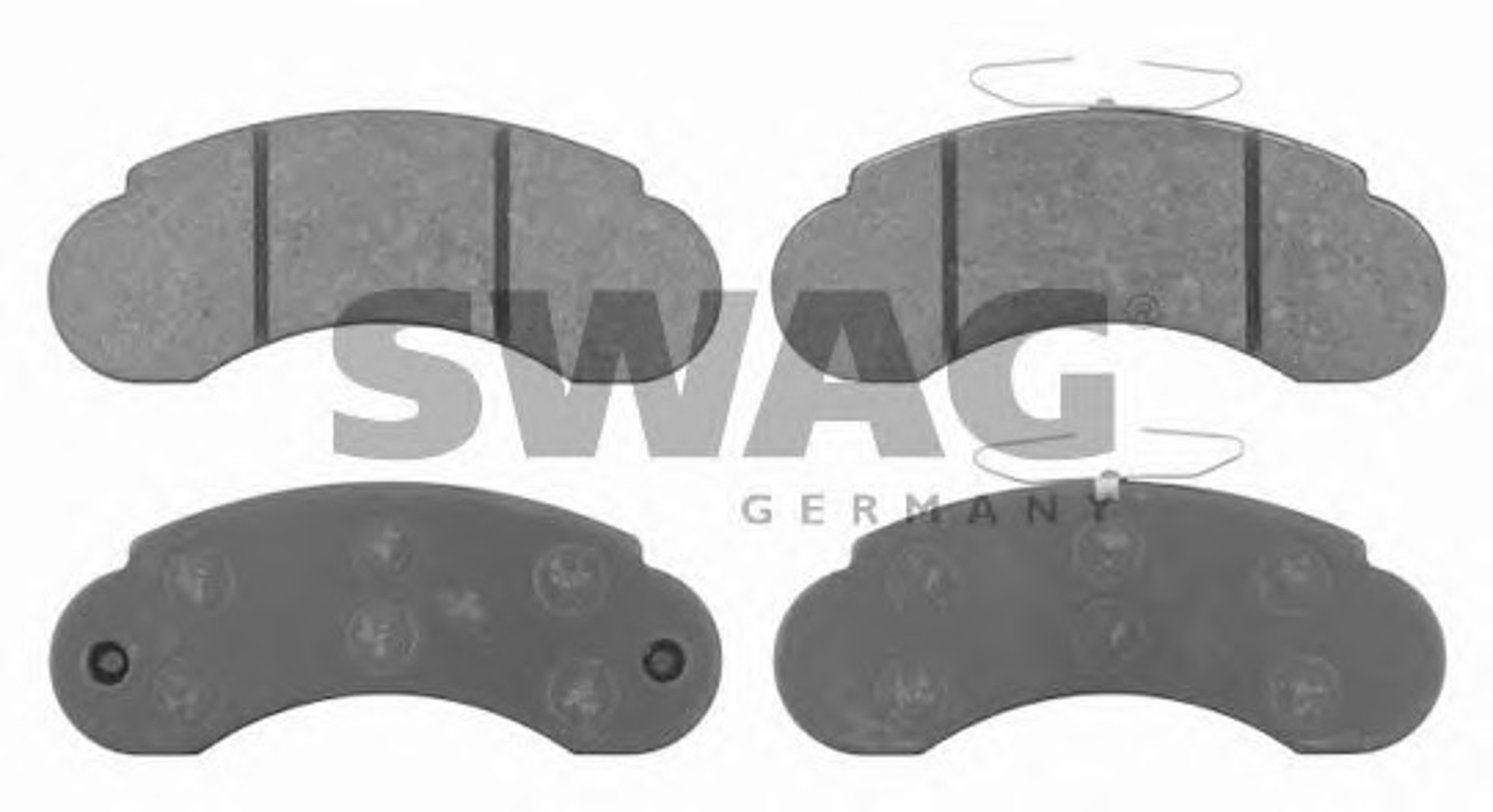 Колодки тормозные дисковые SWAG 10916250