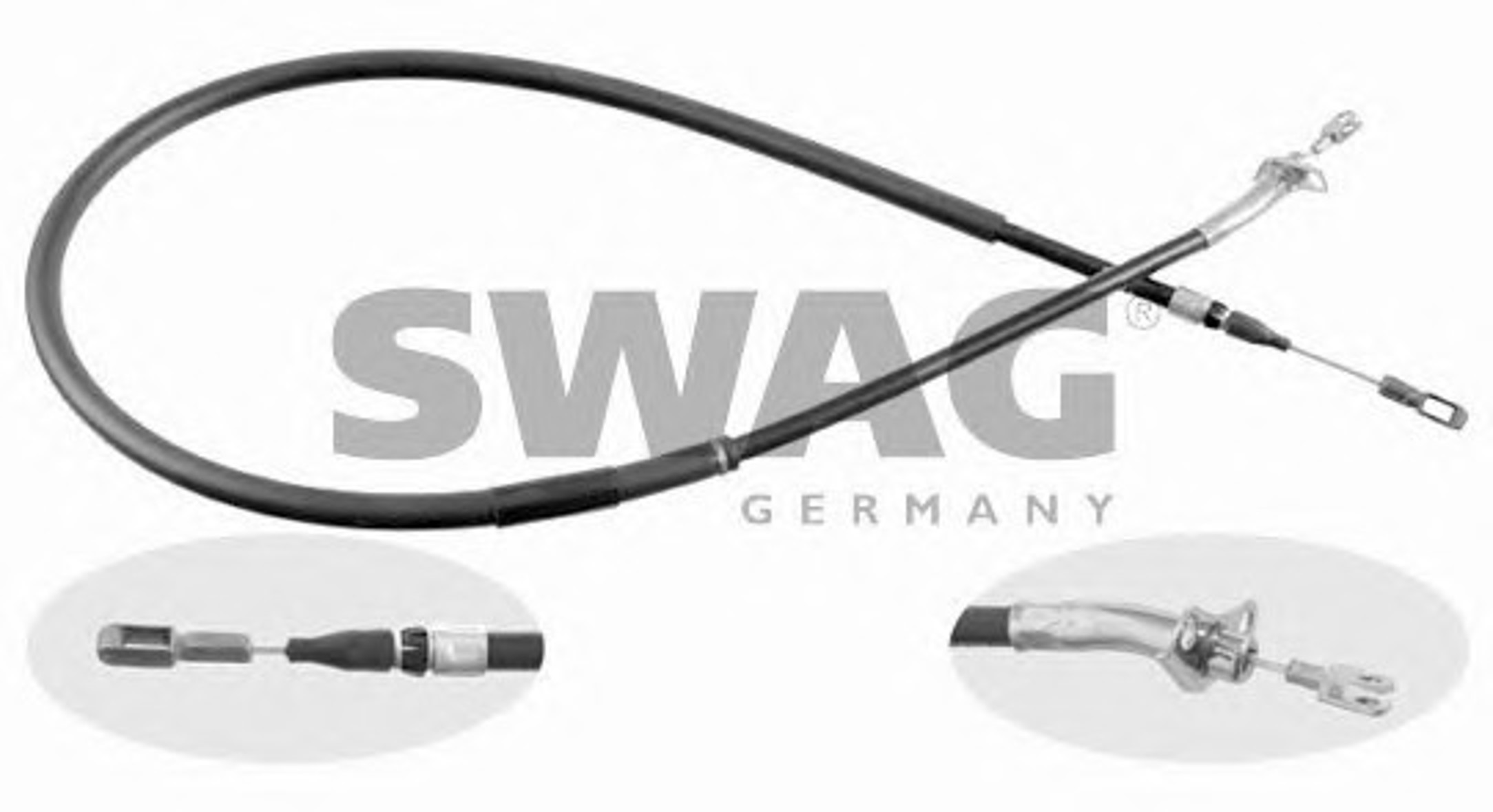 Трос стояночного тормоза SWAG 10921263