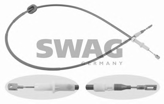 Трос стояночного тормоза SWAG 10926466