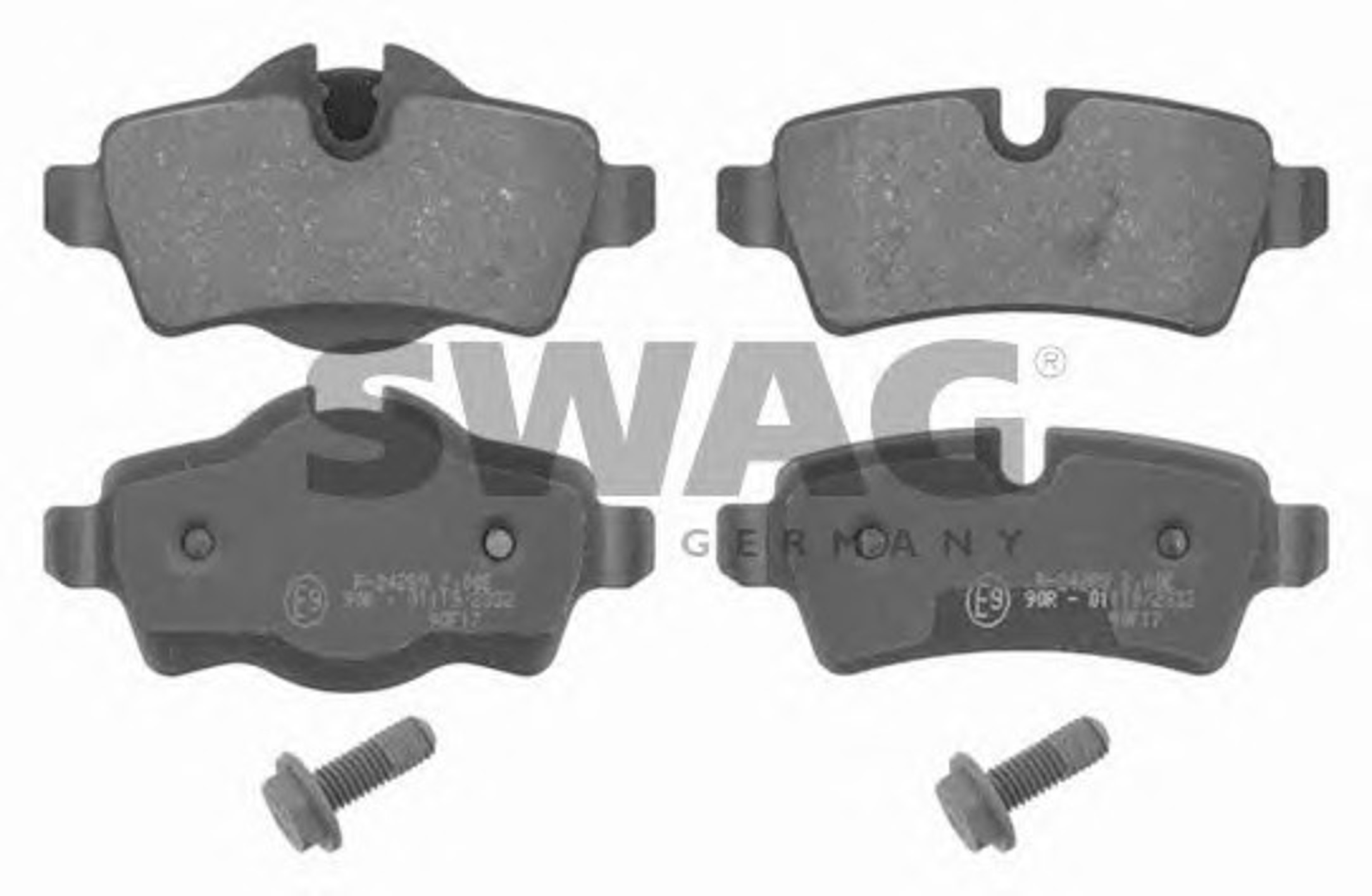 Колодки тормозные дисковые SWAG 11916742