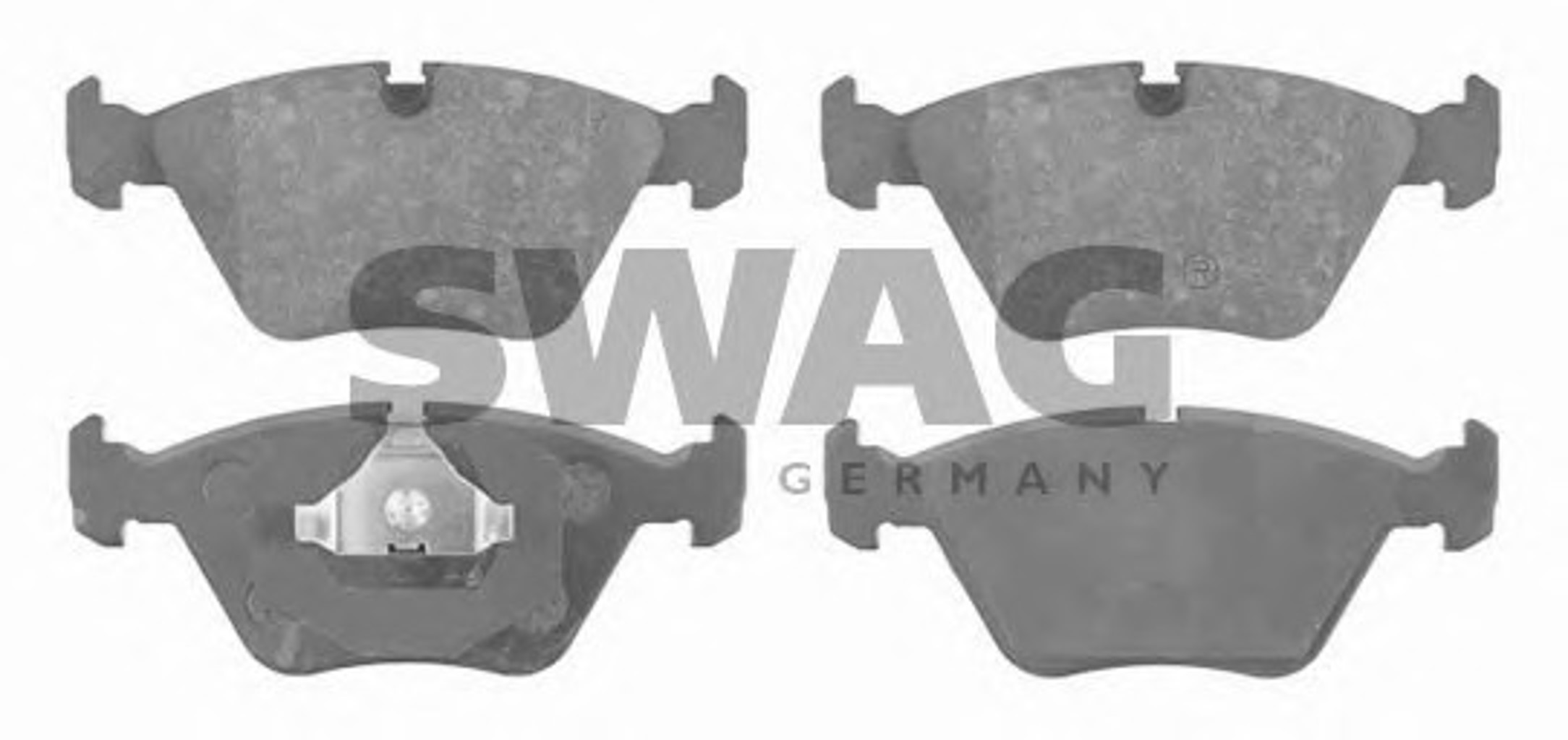 Колодки тормозные дисковые SWAG 20916000