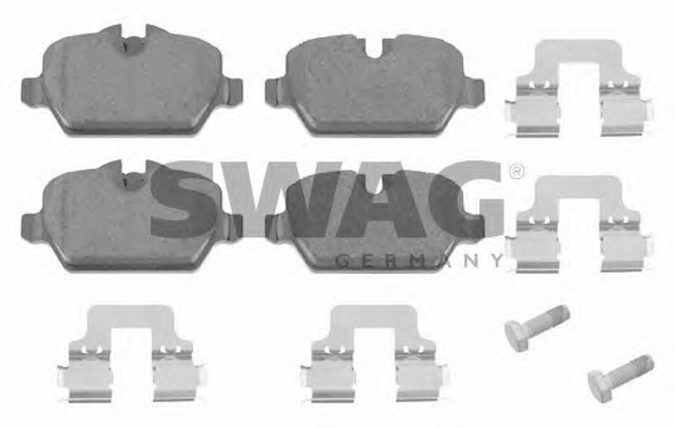 Колодки тормозные дисковые SWAG 20916560
