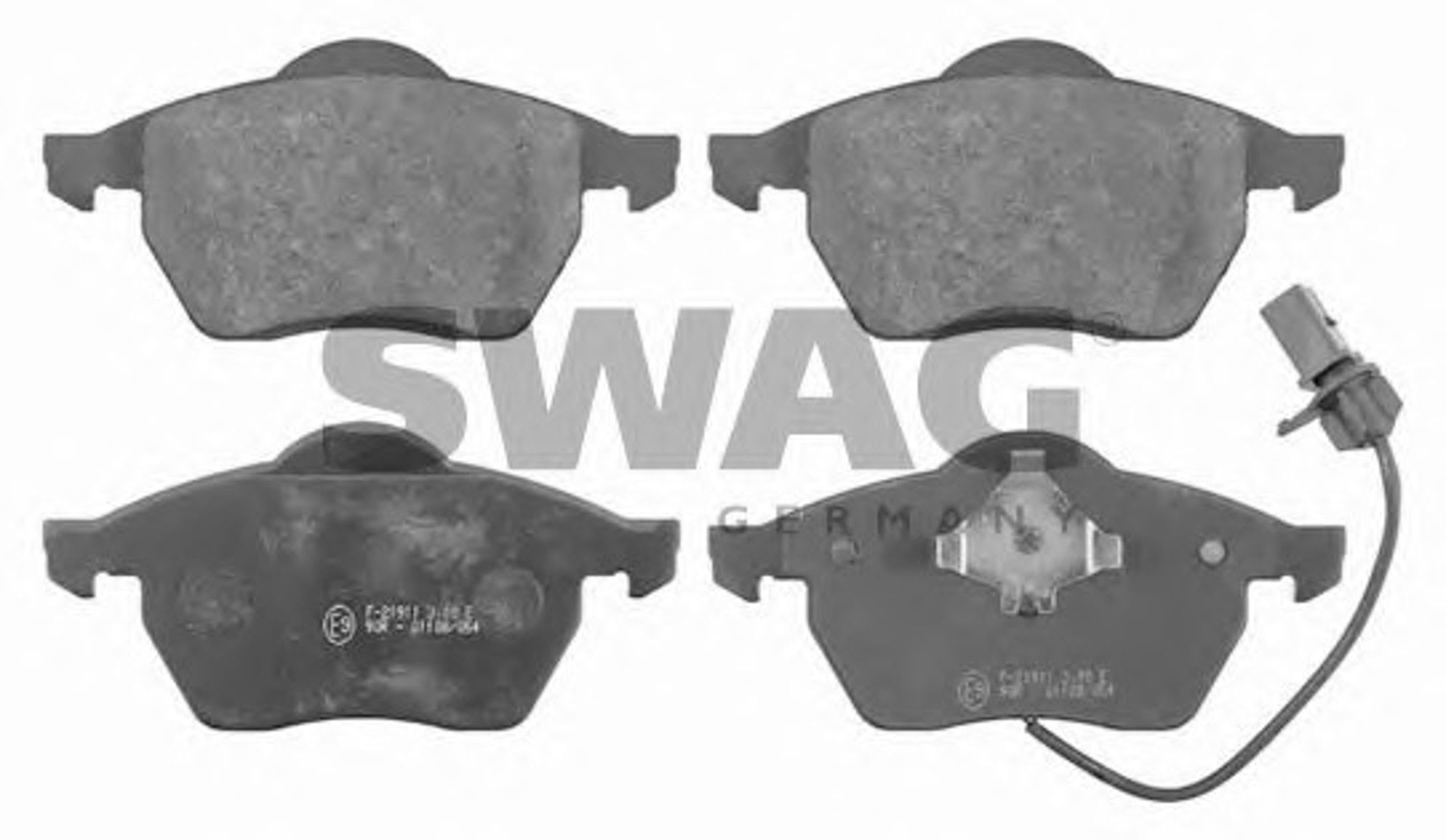 Колодки тормозные дисковые SWAG 30916398
