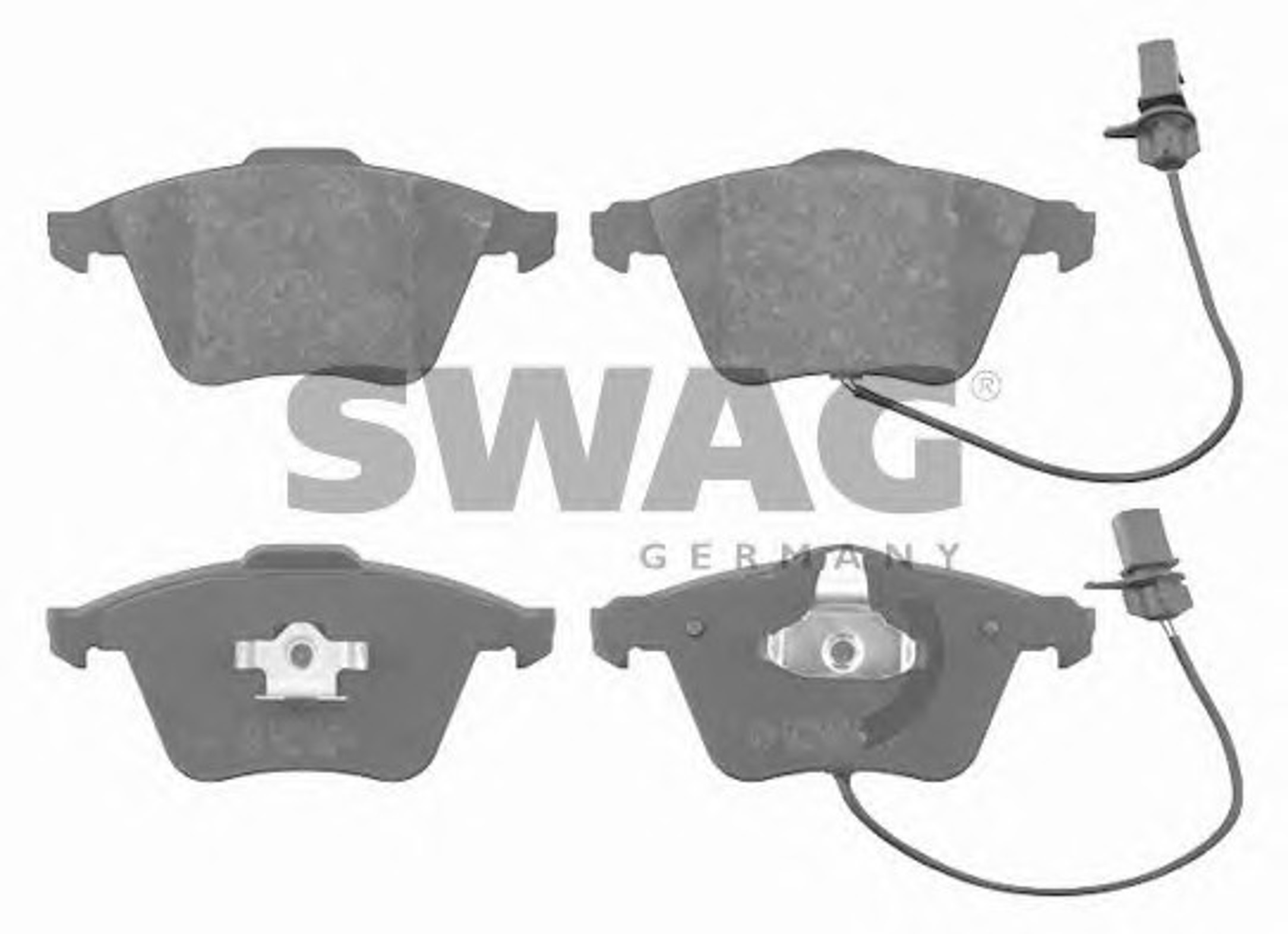 Колодки тормозные дисковые SWAG 30916586