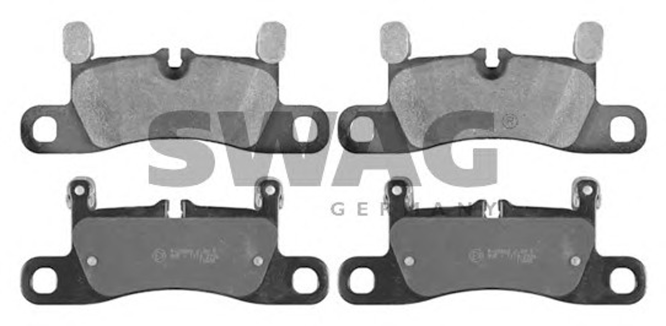 Колодки тормозные дисковые SWAG 30916809